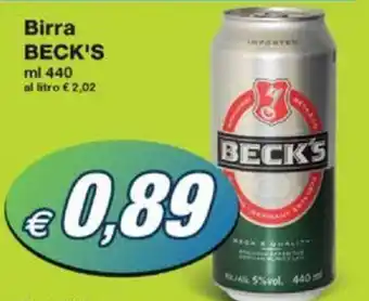 Prix Quality Birra BECK'S ml 440 offerta