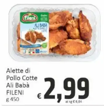 Paghi Poco Alette di Pollo Cotte Ali Baba FILENI g 450 offerta