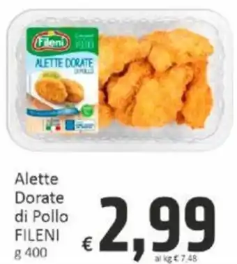 Paghi Poco Alette Dorate di Pollo FILENI g 400 offerta
