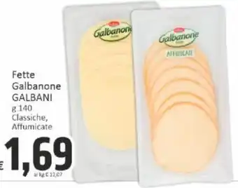 Paghi Poco Fette Galbanone GALBANI g 140 Classiche, Affumicate offerta