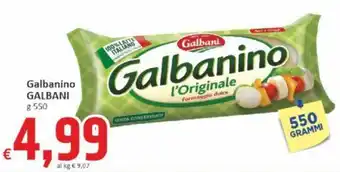 Paghi Poco Galbanino GALBANI g 550 offerta