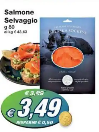 Prix Quality Salmone Selvaggio g 80 offerta