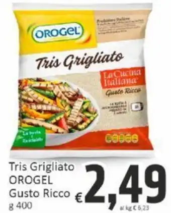 Paghi Poco Tris Grigliato OROGEL Gusto Ricco g 400 offerta