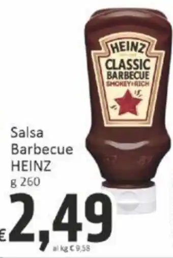 Paghi Poco Salsa Barbecue HEINZ g 260 offerta
