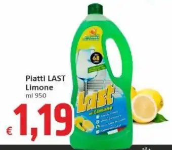 Paghi Poco Piatti LAST Limone ml 950 offerta