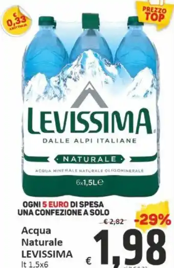 Paghi Poco Acqua Naturale LEVISSIMA It 1,5x6 offerta