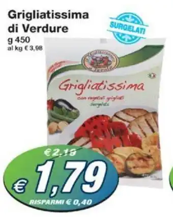 Prix Quality Grigliatissima di Verdure g 450 offerta