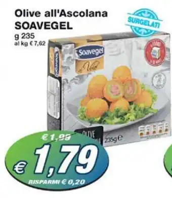 Prix Quality Olive all'Ascolana SOAVEGEL g 235 offerta
