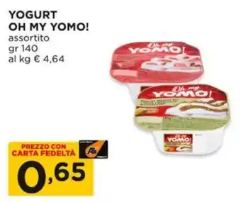 Alì Supermercati YOGURT OH MY YOMO! assortito gr 140 offerta