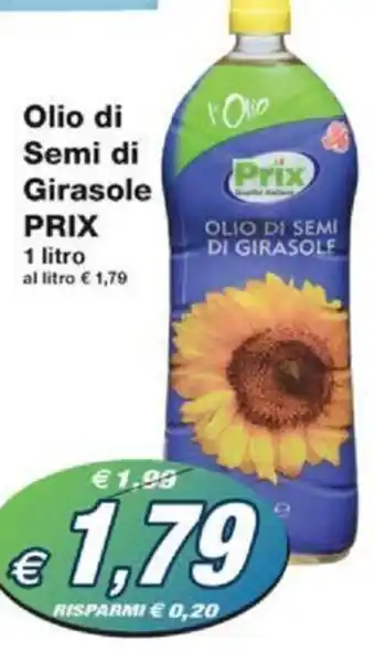 Prix Quality Olio di Semi di Girasole PRIX 1 litro offerta