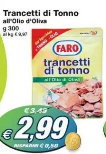 Prix Quality Trancetti di Tonno all'Olio d'Oliva g 300 offerta