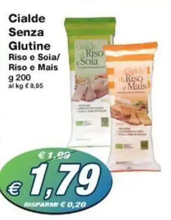 Prix Quality Cialde Senza Glutine Riso e Soia/ Riso e Mais g 200 offerta
