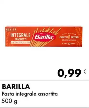 Iper Tosano BARILLA Pasta integrale assortita 500 g offerta