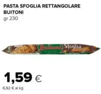 Oasi PASTA SFOGLIA RETTANGOLARE BUITONI gr 230 offerta
