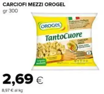 Oasi CARCIOFI MEZZI OROGEL gr 300 offerta