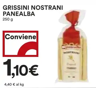 Coop GRISSINI NOSTRANI PANEALBA 250 g offerta