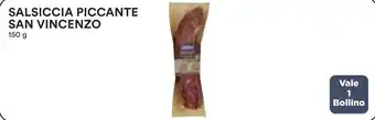 Coop SALSICCIA PICCANTE SAN VINCENZO 150 g offerta