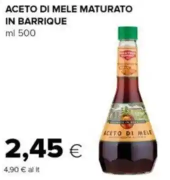 Oasi ACETO DI MELE MATURATO IN BARRIQUE ml 500 offerta