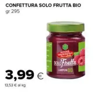 Oasi CONFETTURA SOLO FRUTTA BIO gr 295 offerta