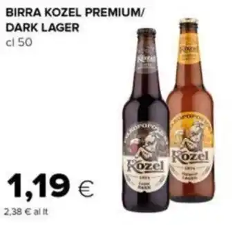 Oasi BIRRA KOZEL PREMIUM/ DARK LAGER cl 50 offerta