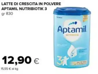Oasi LATTE DI CRESCITA IN POLVERE APTAMIL NUTRIBIOTIK 3 GR 830 offerta