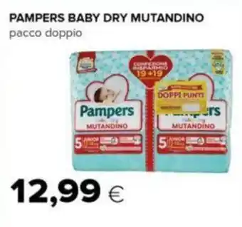 Oasi PAMPERS BABY DRY MUTANDINO pacco doppio offerta