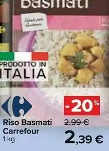 Carrefour Riso basmati offerta