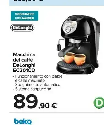 Carrefour Beko Macchina del caffè offerta