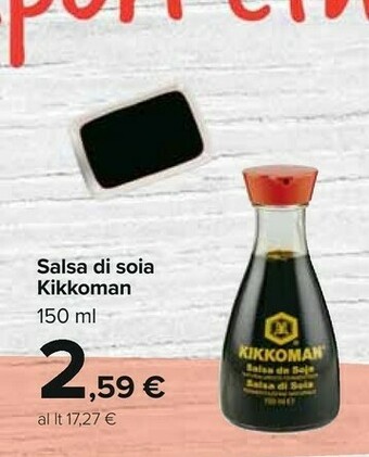 Carrefour Kikkoman Salsa offerta