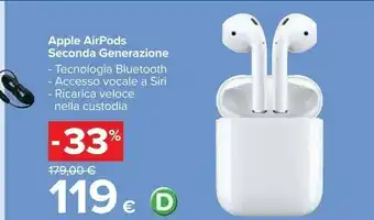 Carrefour Apple Airpods offerta