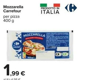 Carrefour Mozzarella offerta