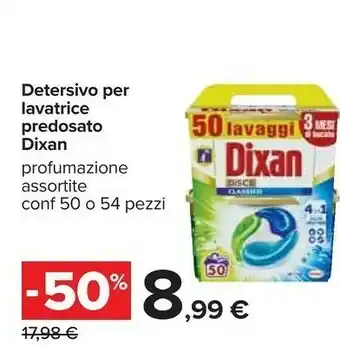 Carrefour Dixan Detersivo lavatrice offerta