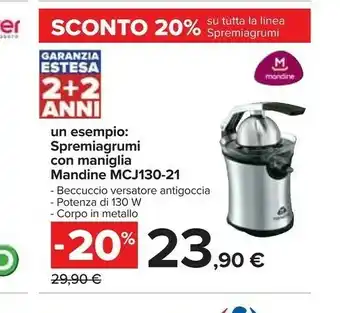 Carrefour Mandine Spremiagrumi offerta
