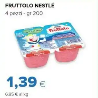 Oasi FRUTTOLO NESTLÉ 4 pezzi - gr 200 offerta