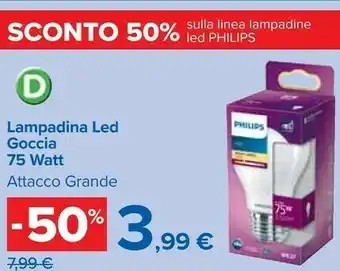 Carrefour Philips Lampadine offerta