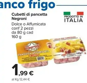 Carrefour Negroni Pancetta offerta