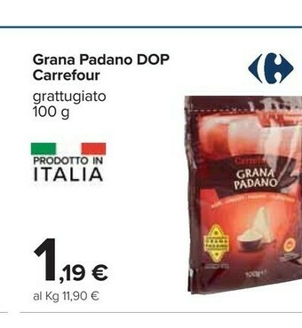 Carrefour Grana Padano Formaggio offerta