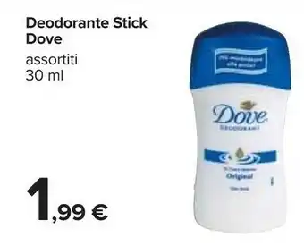 Carrefour Dove Deodorante offerta