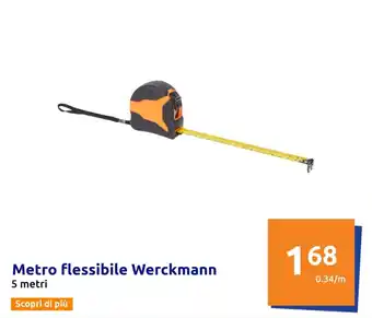 Action Metro flessibile Werckmann 5 metri offerta