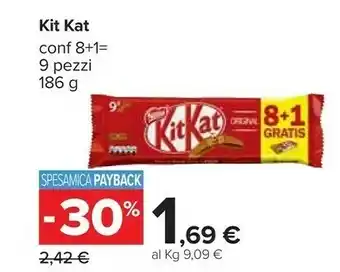 Carrefour Nestlè Kit Kat offerta