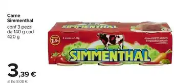 Carrefour Simmenthal Carne In Scatola offerta