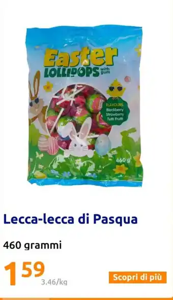Action Lecca-lecca di Pasqua 460 grammi offerta