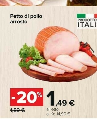 Carrefour Petto di pollo offerta