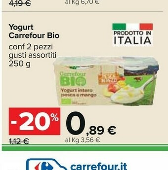 Carrefour Yogurt offerta