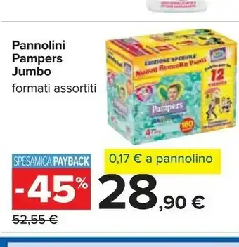 Carrefour Pampers Pannolini offerta