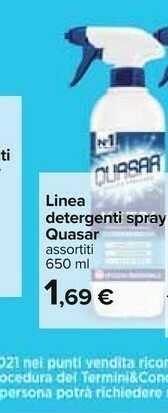 Carrefour Quasar Pulizie di casa offerta