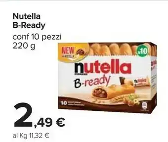 Carrefour Ferrero Nutella B-ready offerta