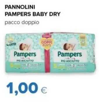 Oasi PANNOLINI PAMPERS BABY DRY pacco doppio offerta