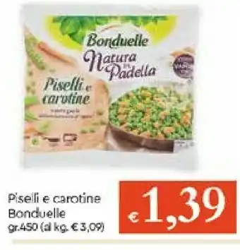Galassia Bonduelle Natura In Padella Piselli E Carotine 450 G(ml) offerta