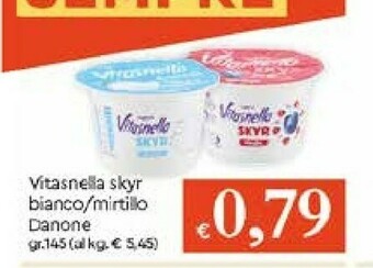 Galassia Danone Vitasnella Skyr Mirtillo 145 G(ml) offerta